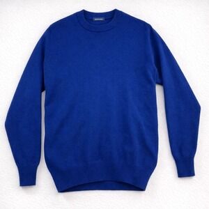 Vintage Fieldmaster Sweater Men's Large‎ Blue Crewneck 100% Cotton USA